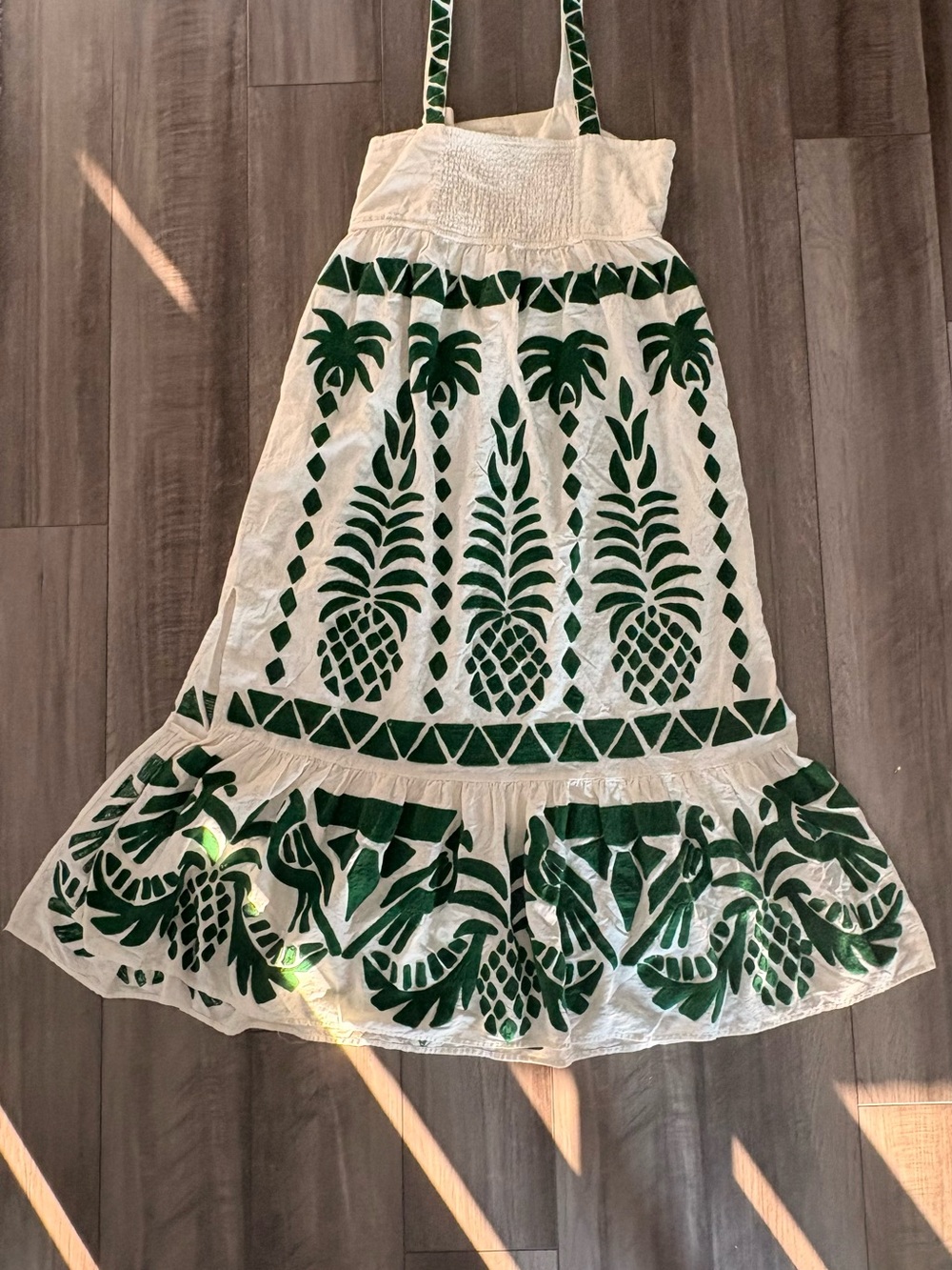 Farm Rio Embroidered Midi Dress - Picture 4 of 6